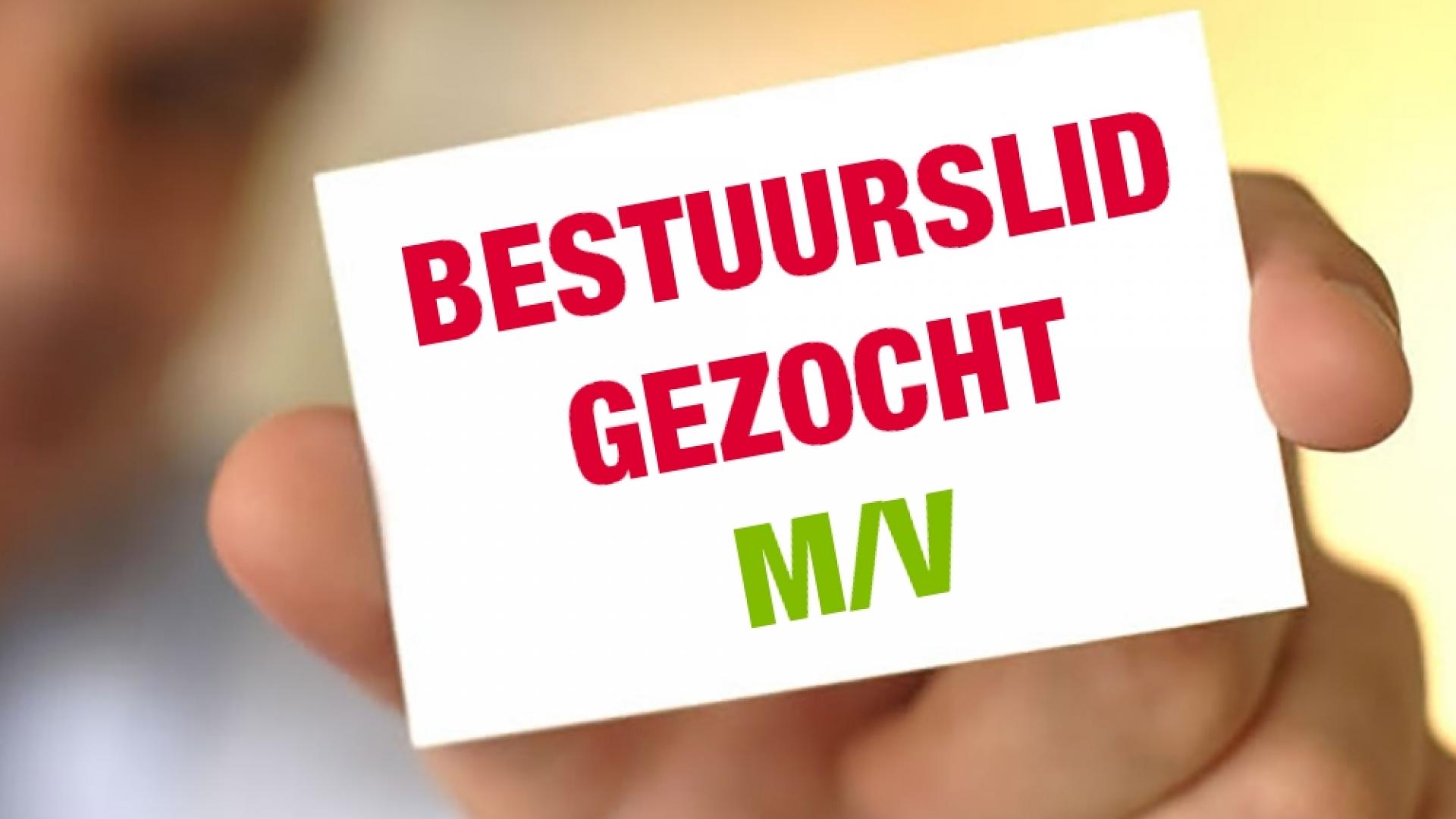 BESTUURSLID GEZOCHT M/V